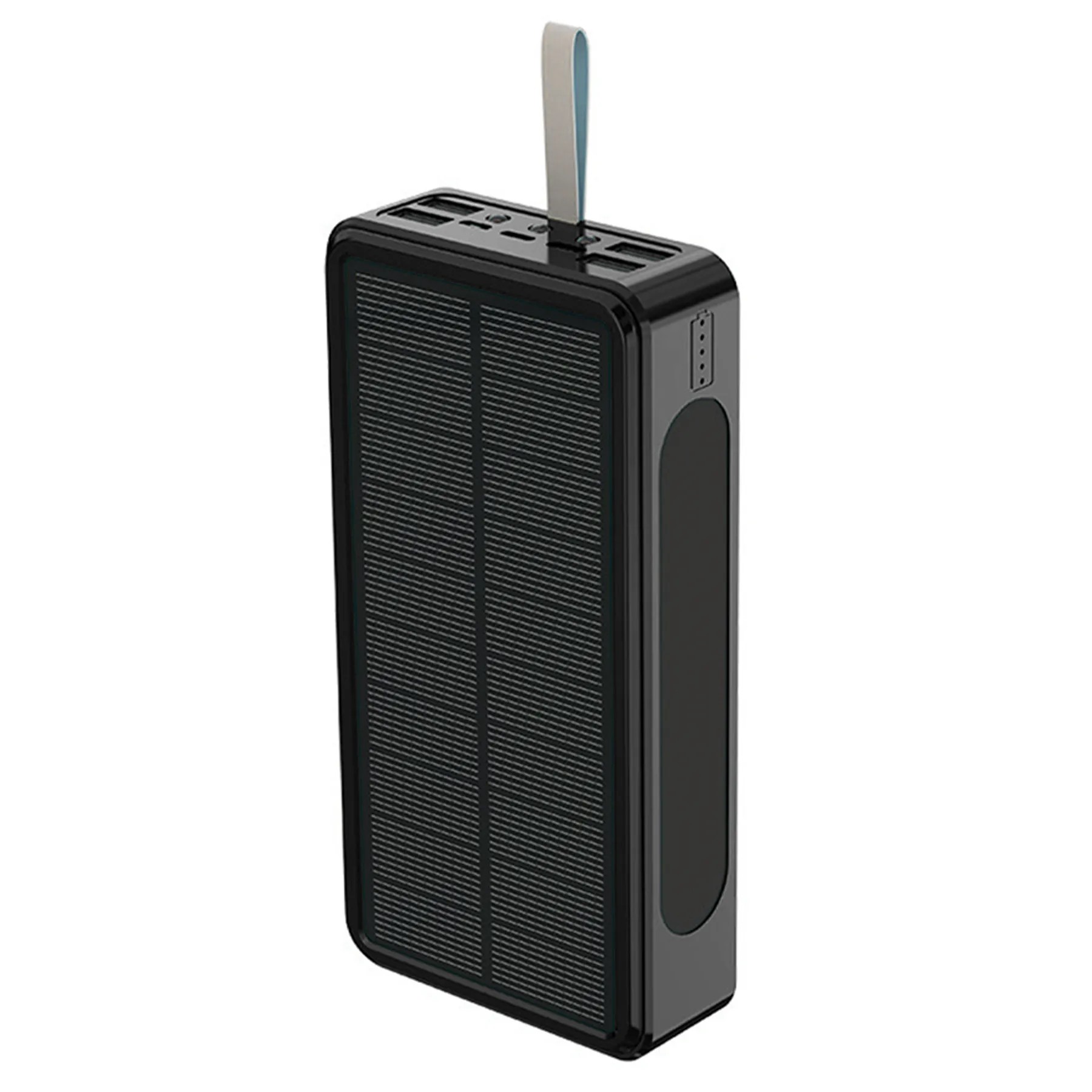 20000Mah Wireless Charging Solar Power Bank Flashlight 3