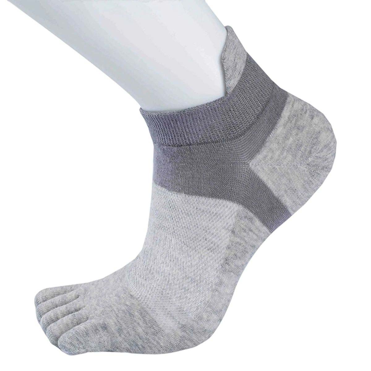Durable Five Toe Socks with Reinforced Heel 14