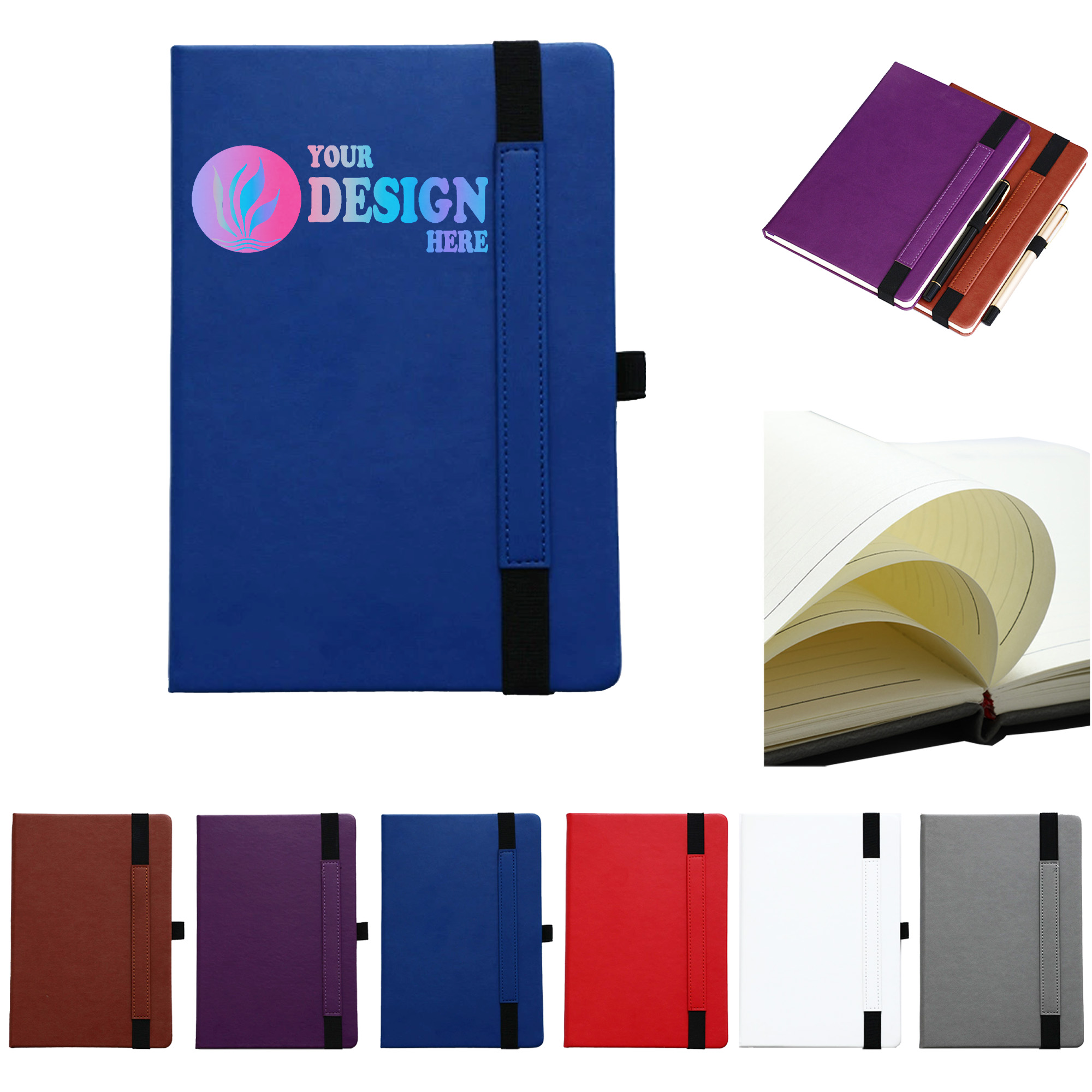 80 Pages Custom PU Notebook 2