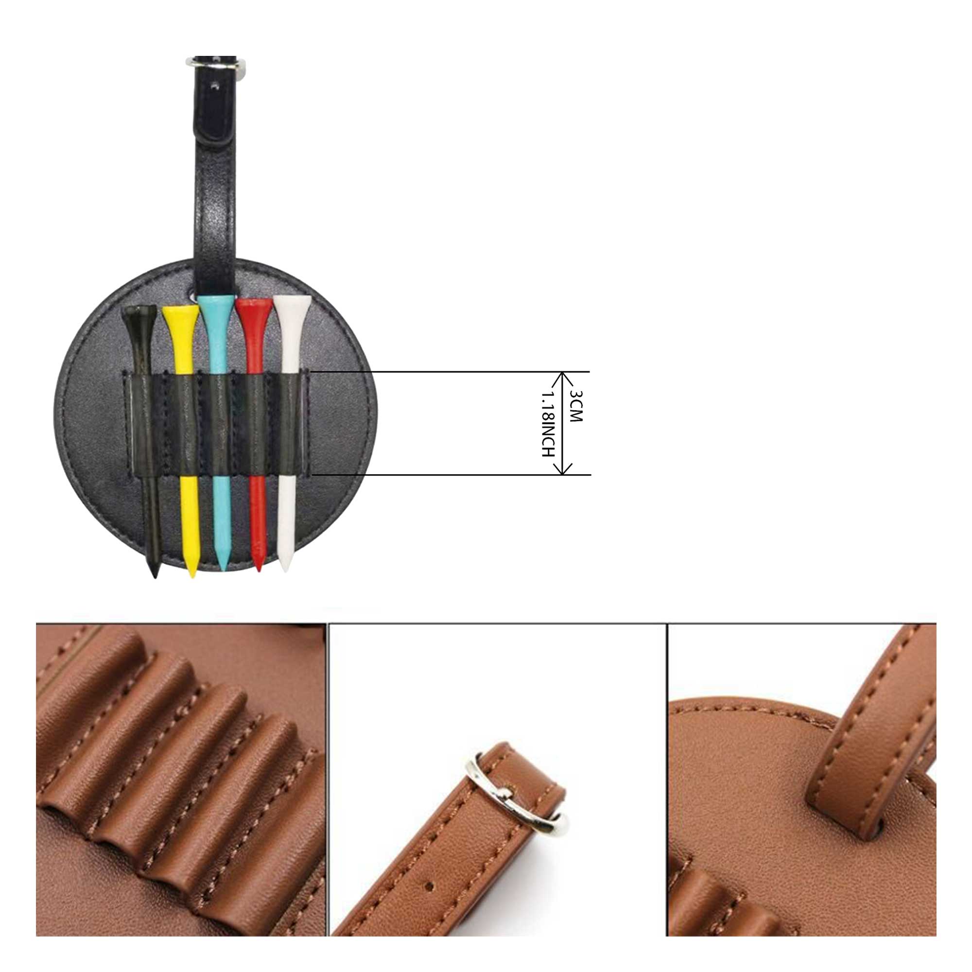 Leather Golf Equipment Holder 2