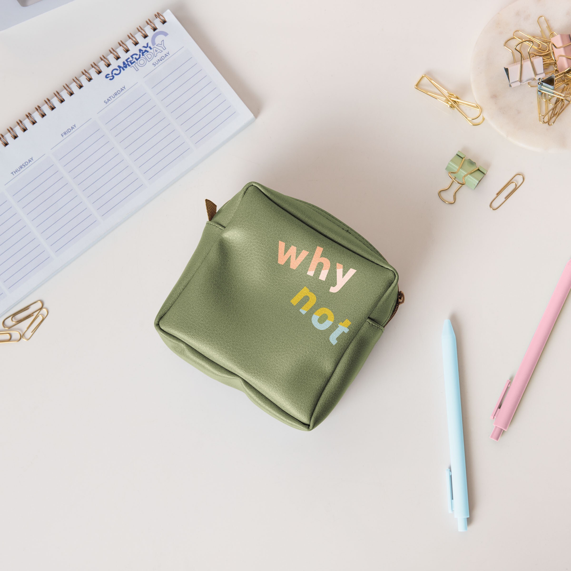 MOD POUCH - MEDIUM - VEGAN LEATHER