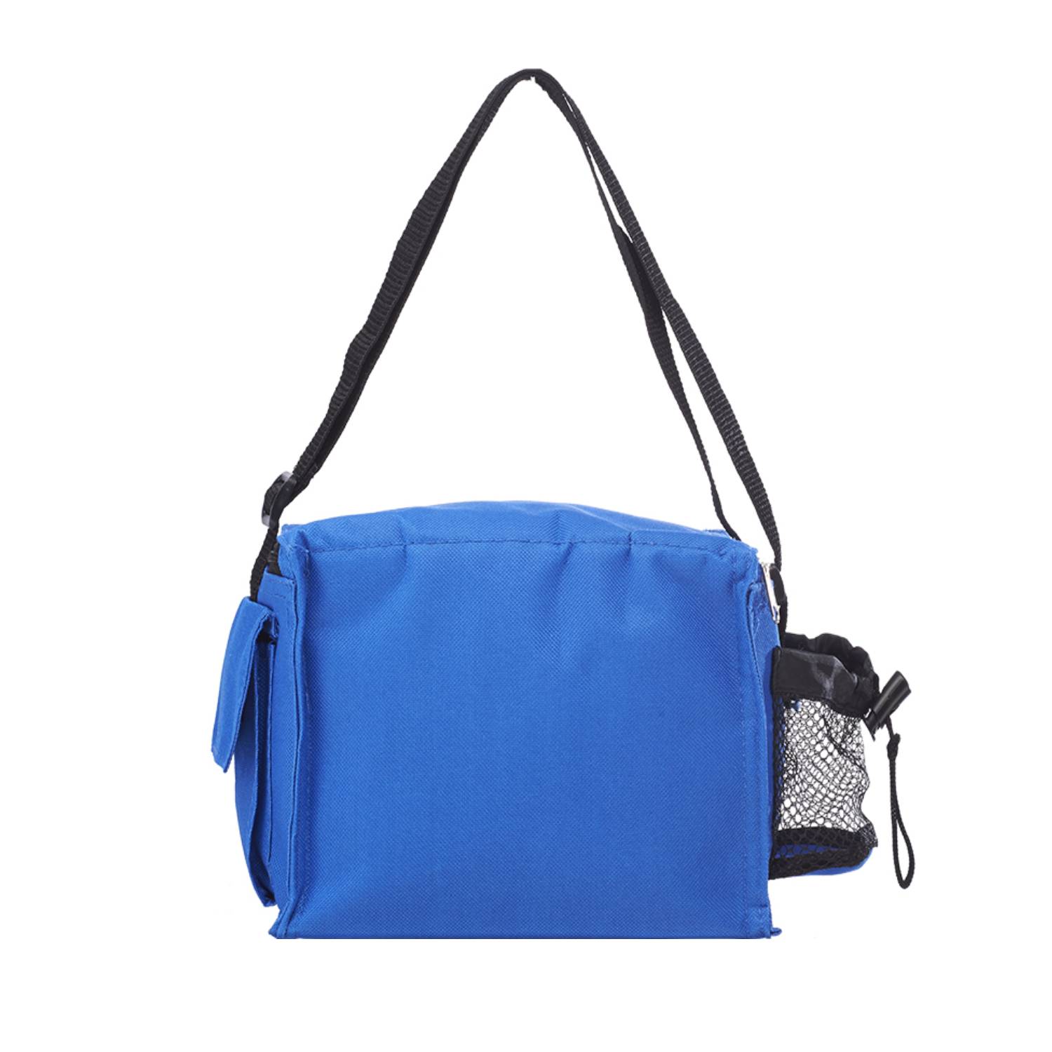 Top Zipper Insulated Lunch Bag with Mesh Pocket 3