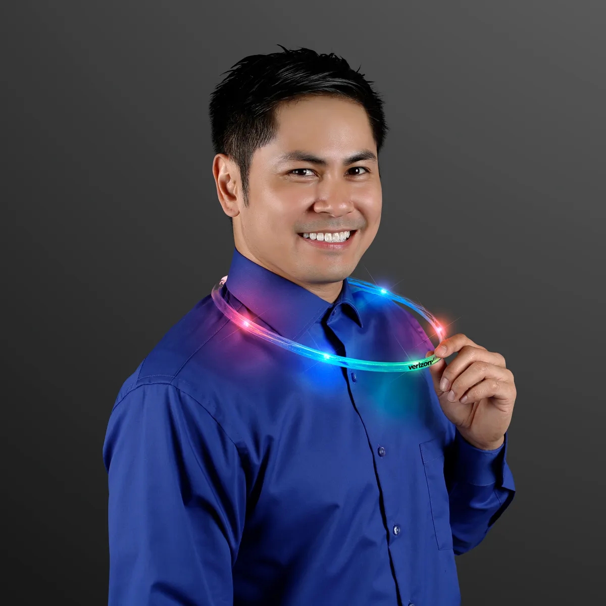 Light Up Flashing Multicolor Tube Necklaces 2