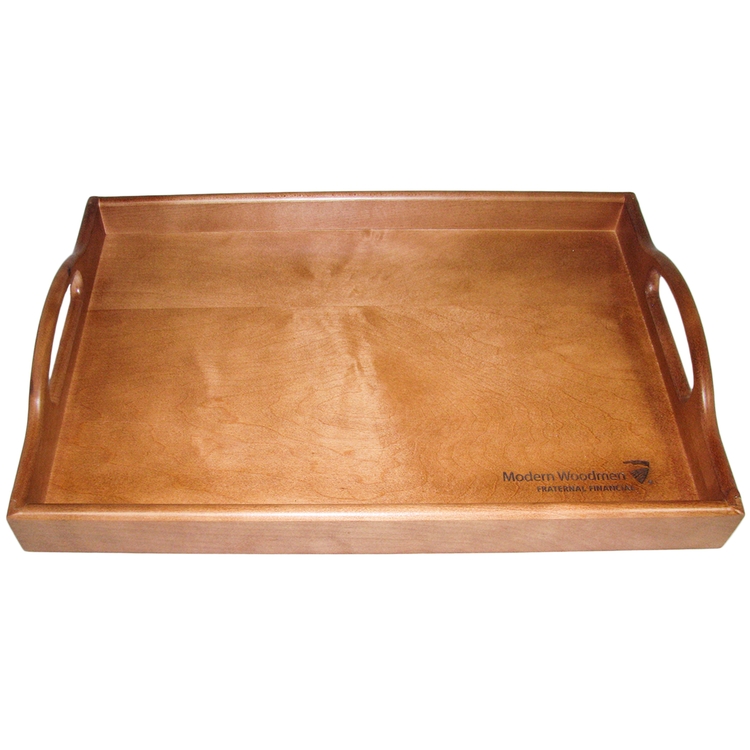 Wood Service Tray 14