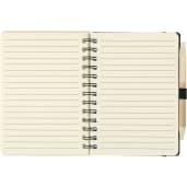 FSC® Mix 5" x 7" Wheat Straw Notebook with Pen 45
