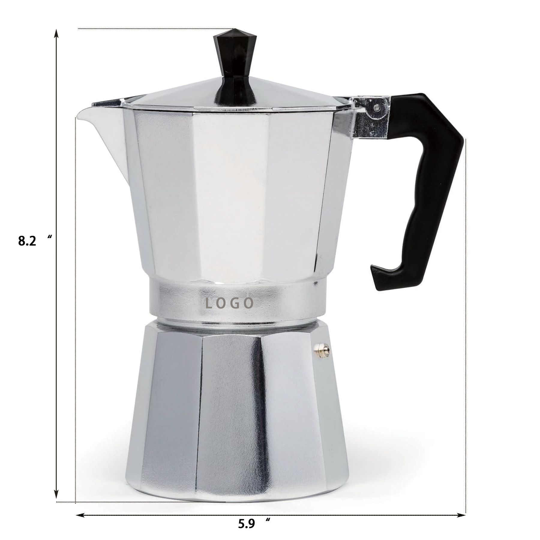 Classic Stovetop Espresso and Coffee Maker 5