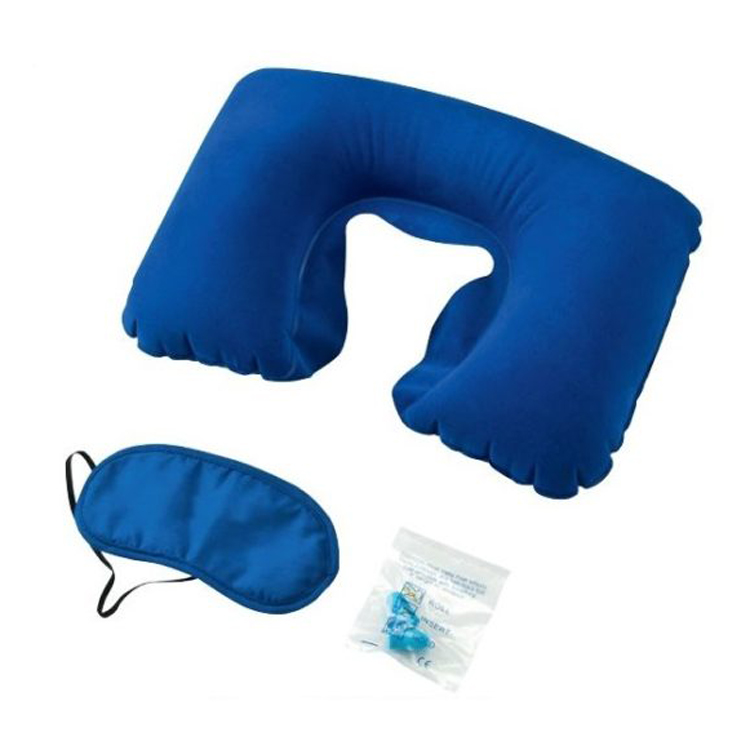 Travel Neck Pillow Set With Eye Mask 11