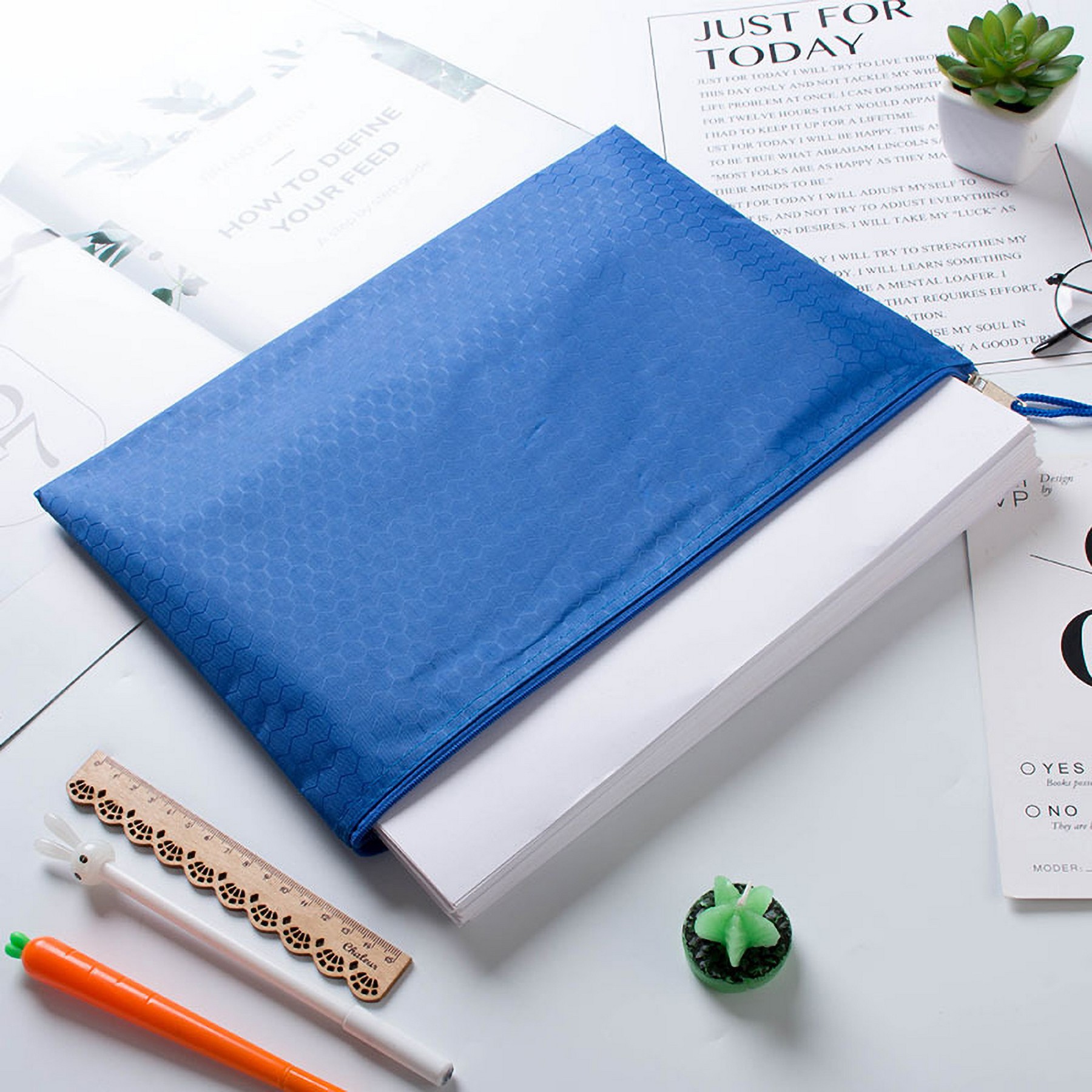 Waterproof Zipper File Bags-A4 Size 4