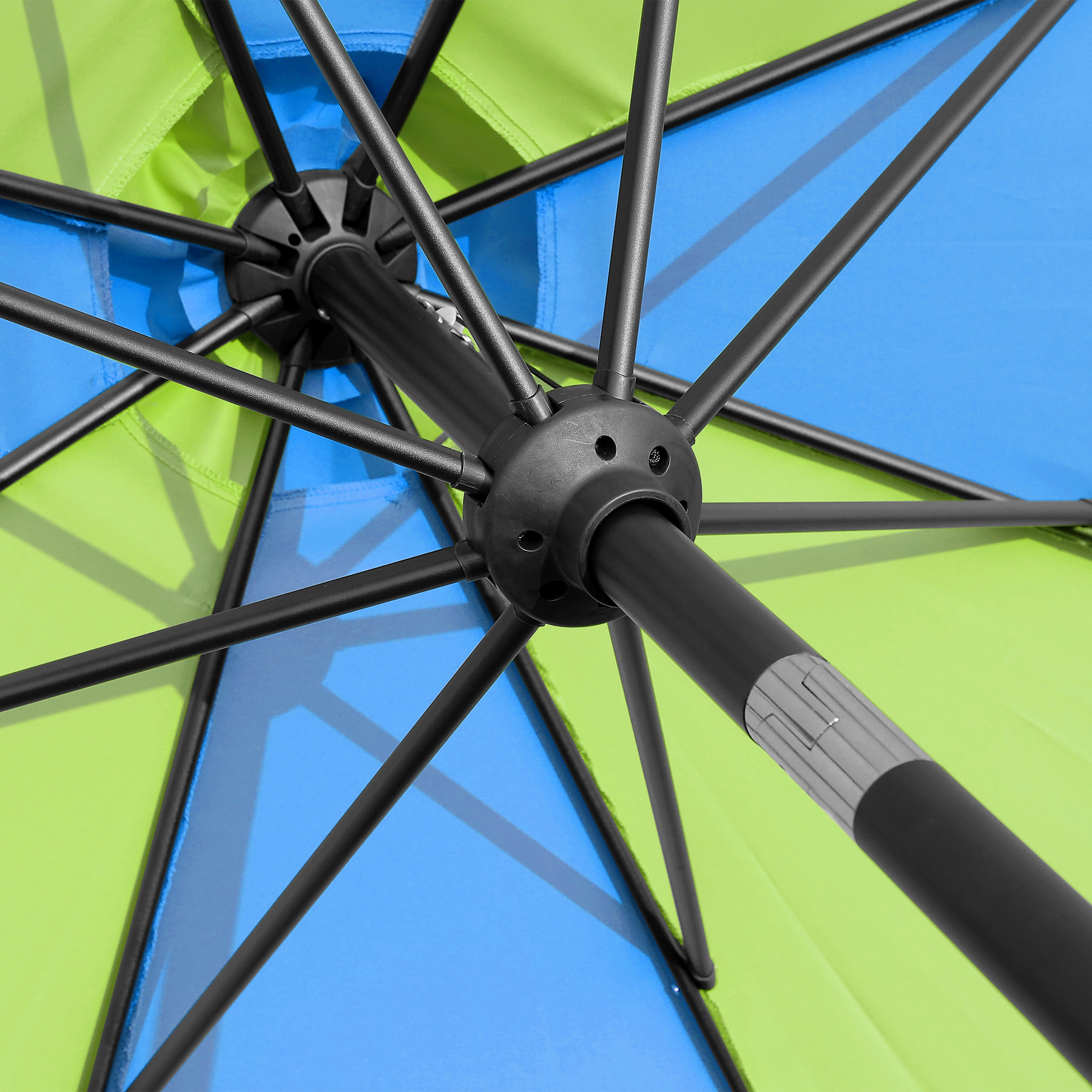9' Full-Color Market Umbrella - Crank Lift & Tilt Function 5