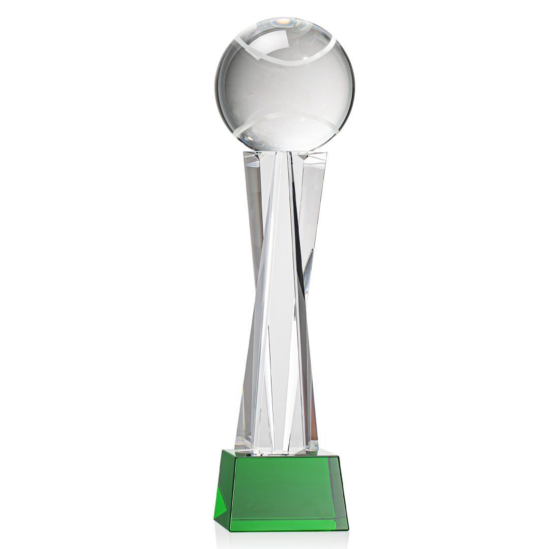 Tennis Ball Award on Grafton Base - Green 12