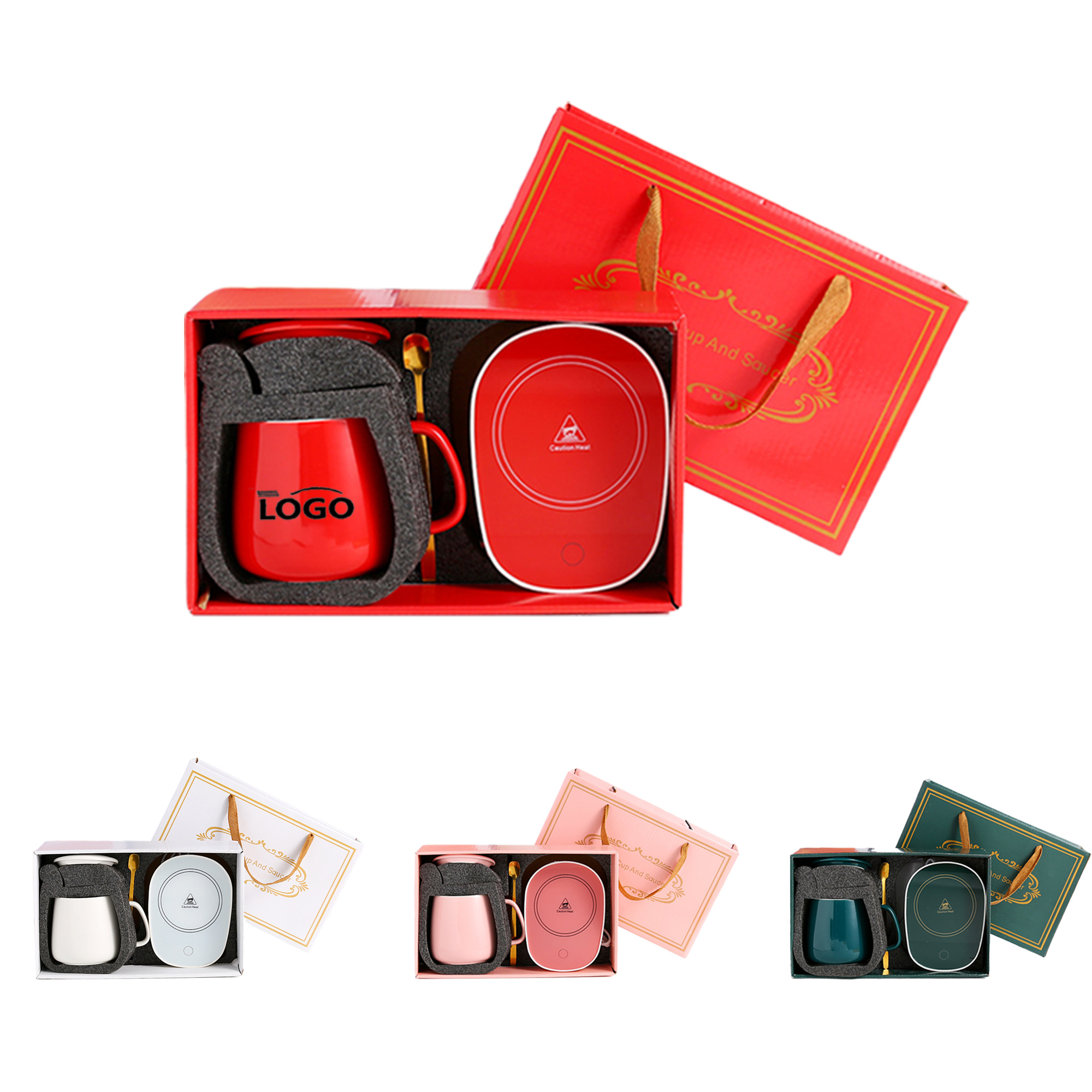 Heated Mug Mat And Cup Set 2