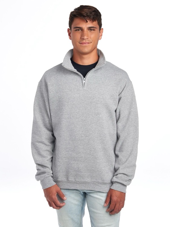 JERZEES NuBlend® Unisex Quarter-Zip Cadet Collar Sweatshirt 2