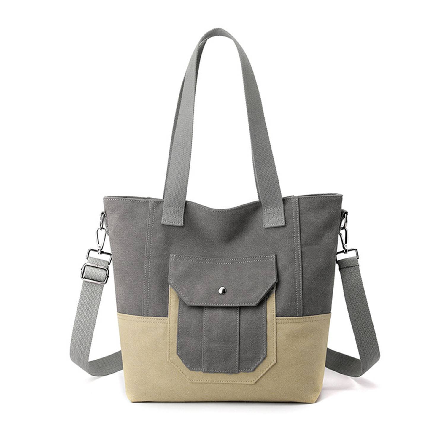 Vintage canvas tote Crossbody bag 4