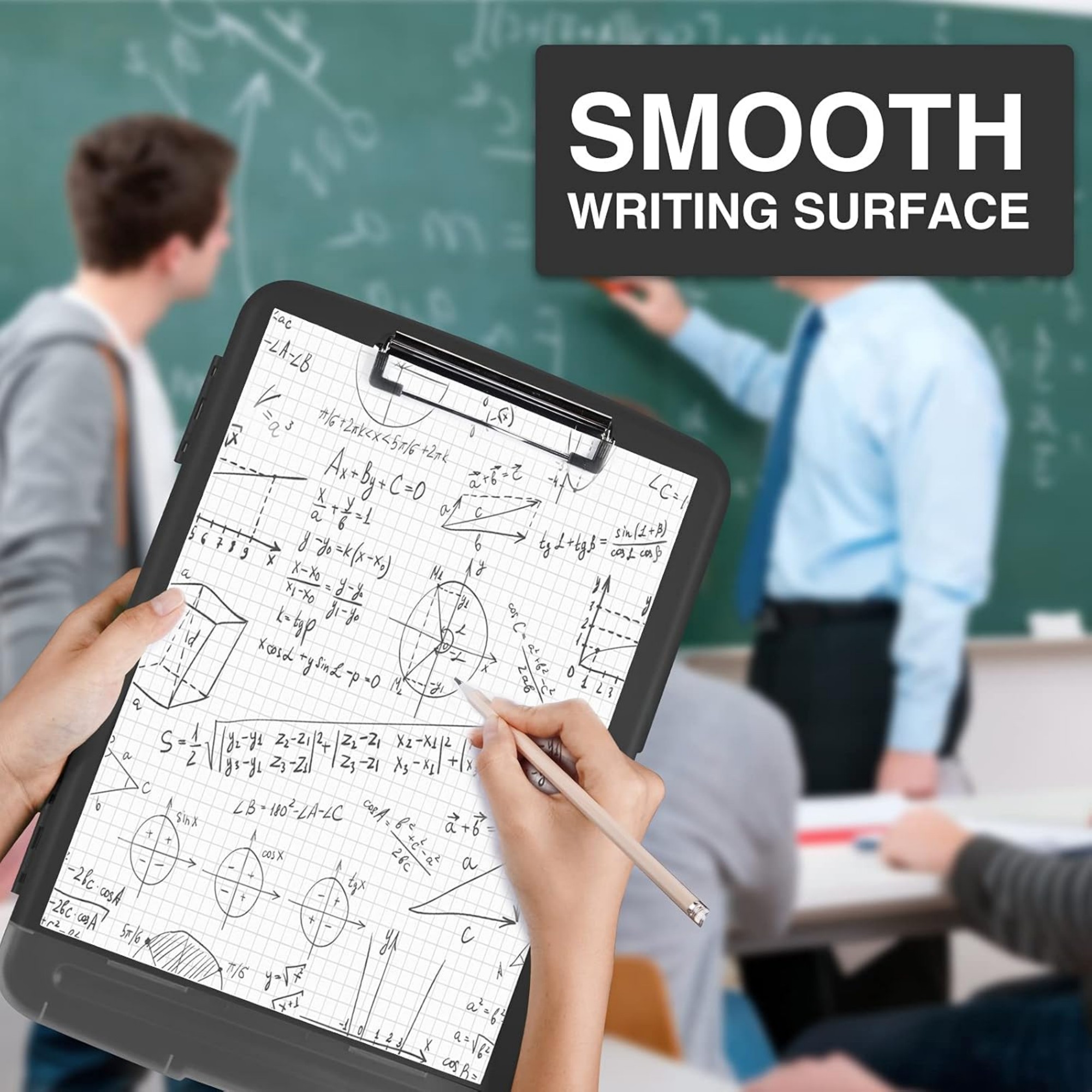 A4 Clipboard With Pen Holder Low Profile Clip 6