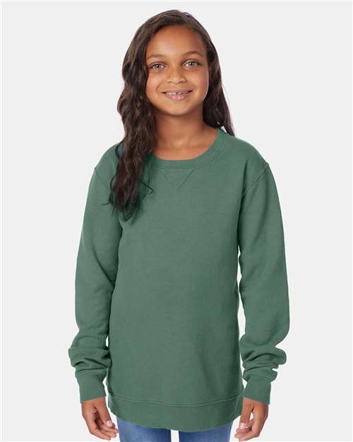 Youth Garment-Dyed Crewneck Sweatshirt - GDH475 42