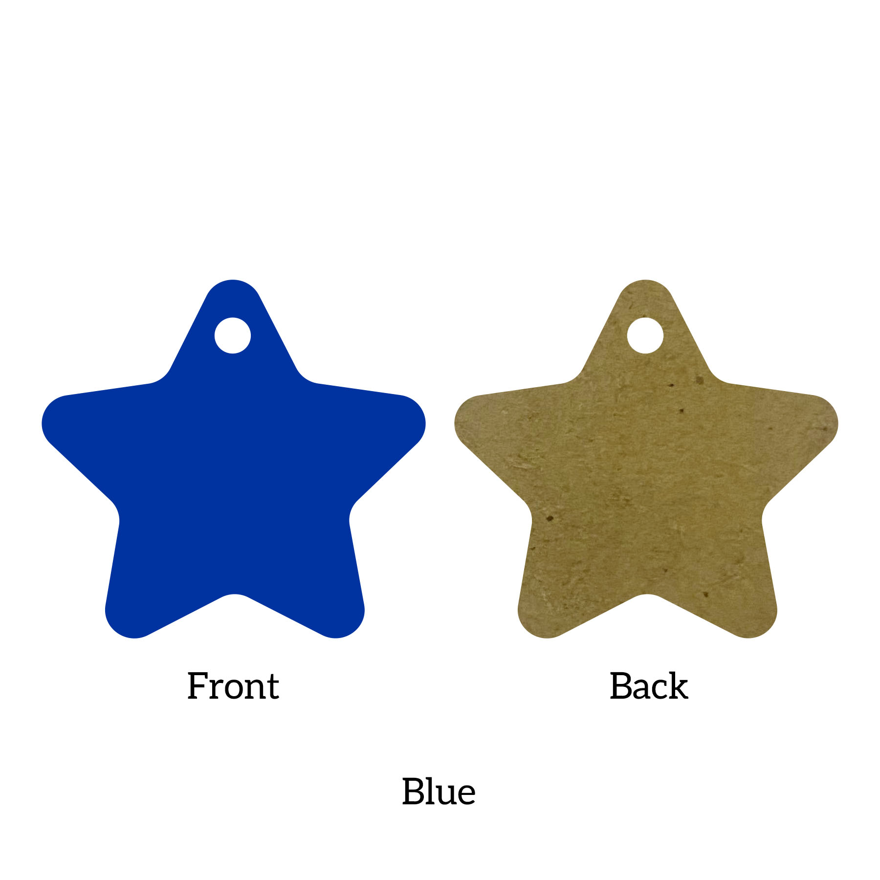 Free Shipping Solid Color Christmas Ornament - Star 25