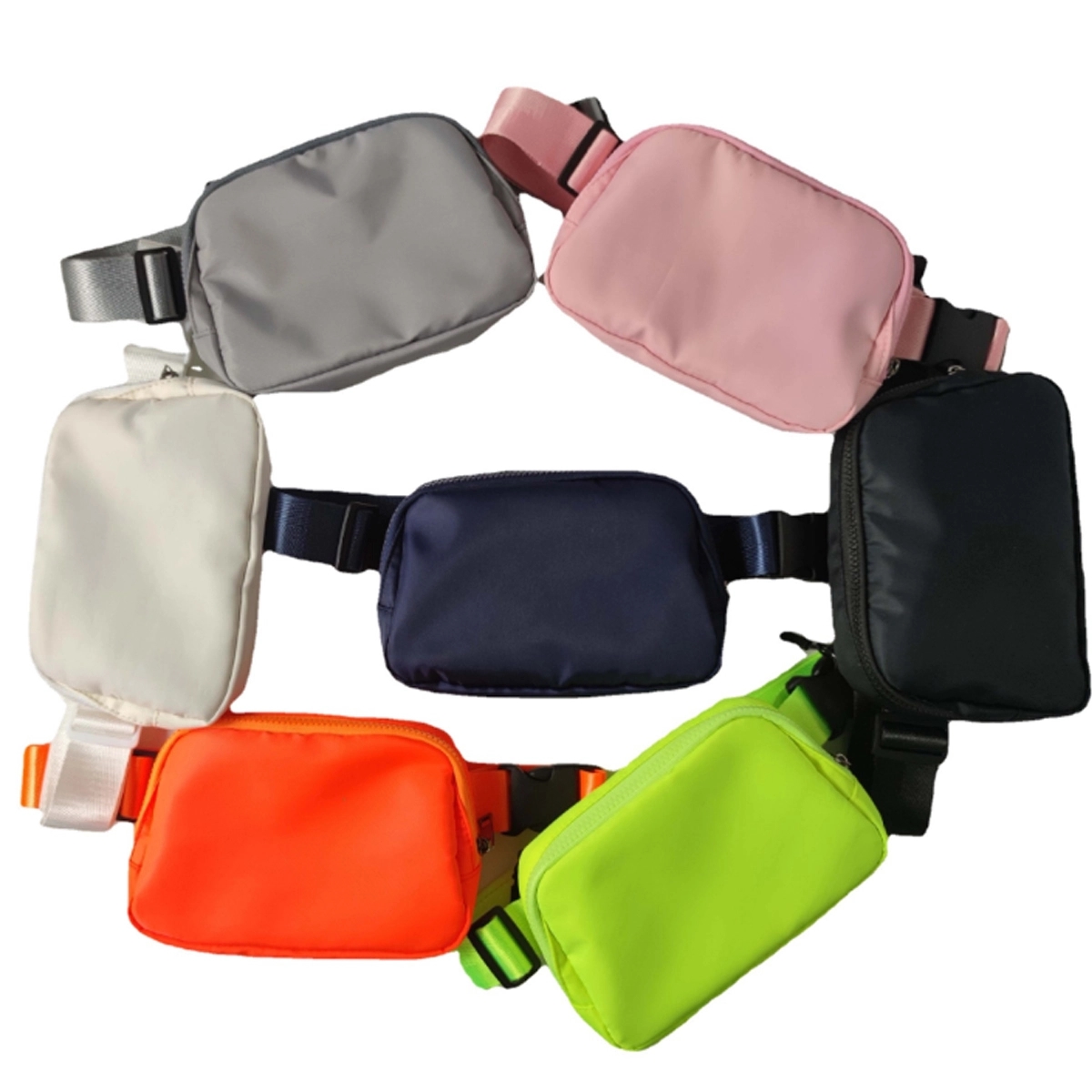 Custom Unisex Mini Adjustable Strap Workout Belt Bag 5