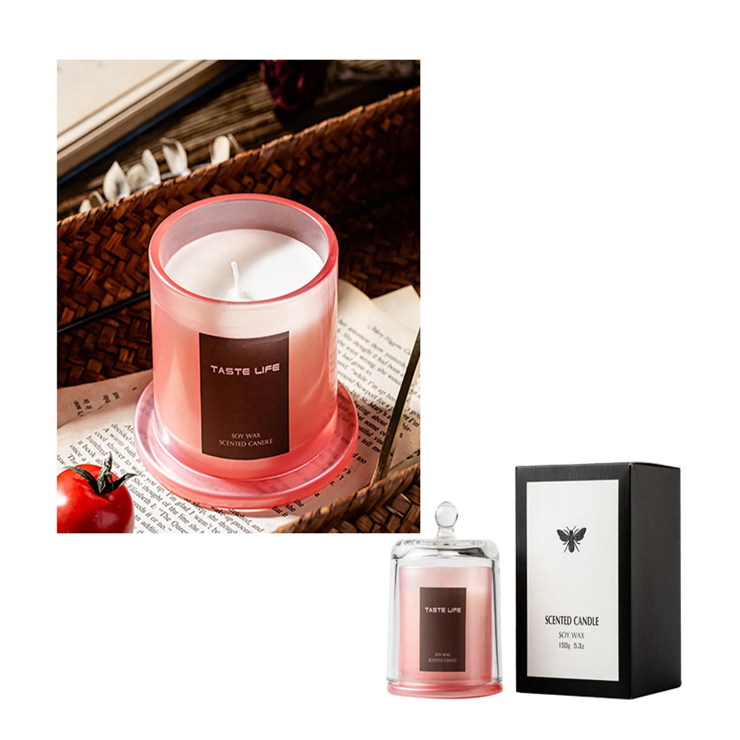 5.3 Oz. Glass Smokeless Scented Candle 2