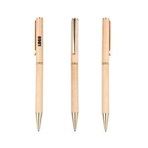 Business Maple Wooden Twist Writing Pen 11