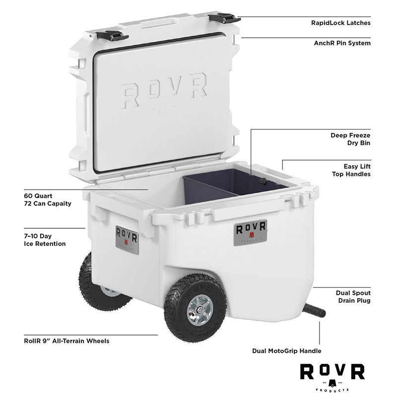 RovR® RollR® 60qt Wheeled Hard Cooler 29