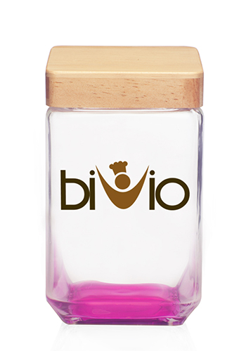 54 oz. Glass Candy Jars with Wooden Lid 25