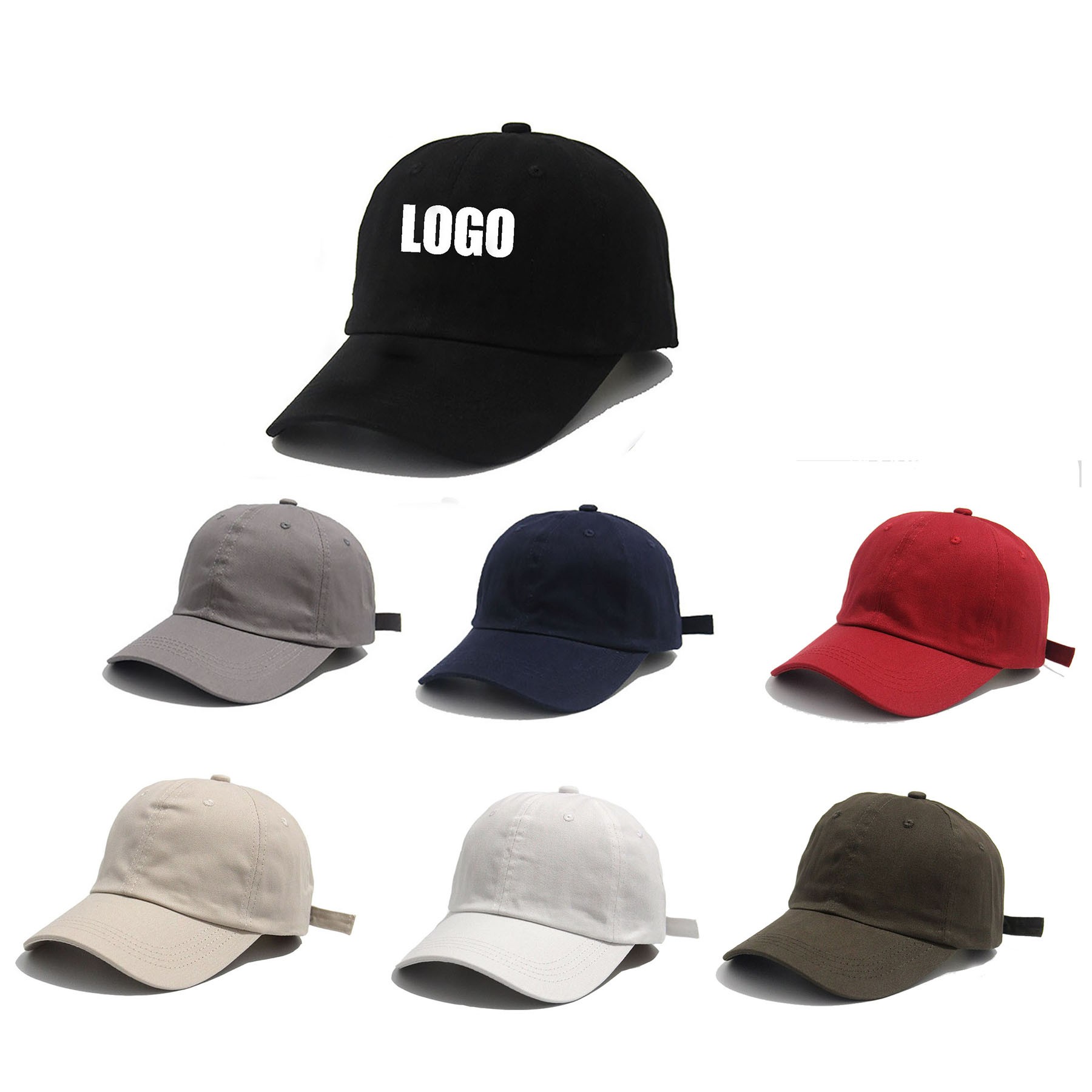 100% Cotton Baseball Caps For Men And Women