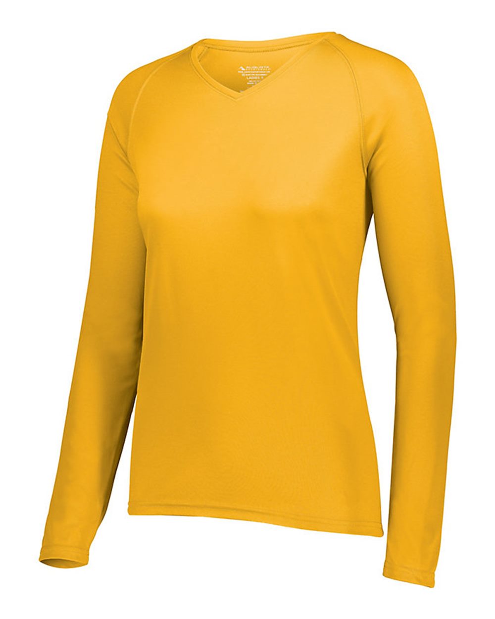 Women's Attain Wicking Long Sleeve V-Neck T-Shirt - 2797 18