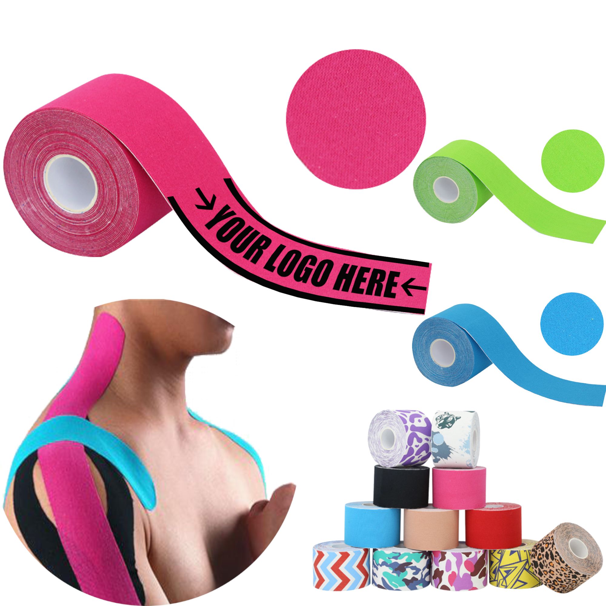2-Inch Wide Kinesiology Tape 2