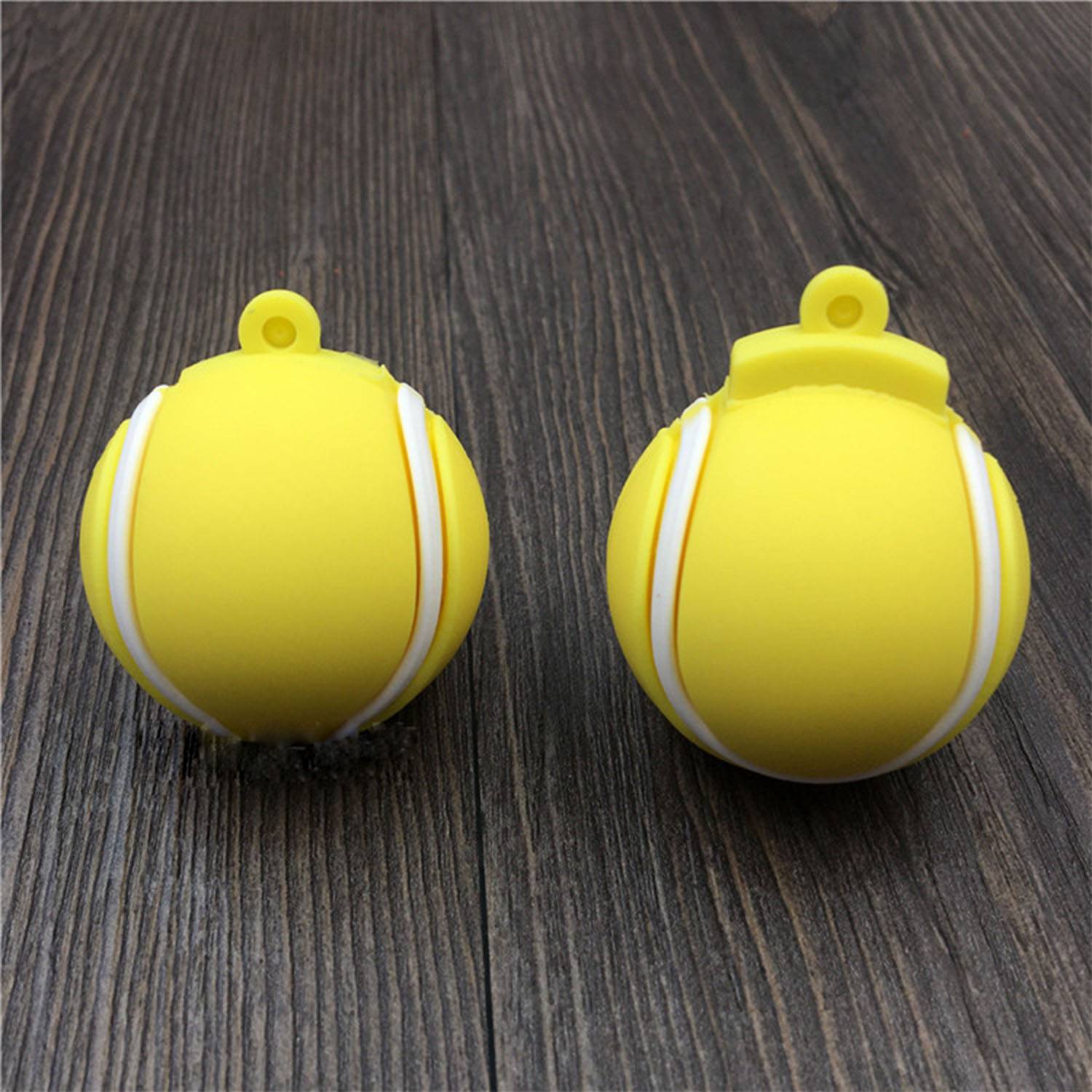 PVC spherical creative cartoon tennis U-disk 64GB 4