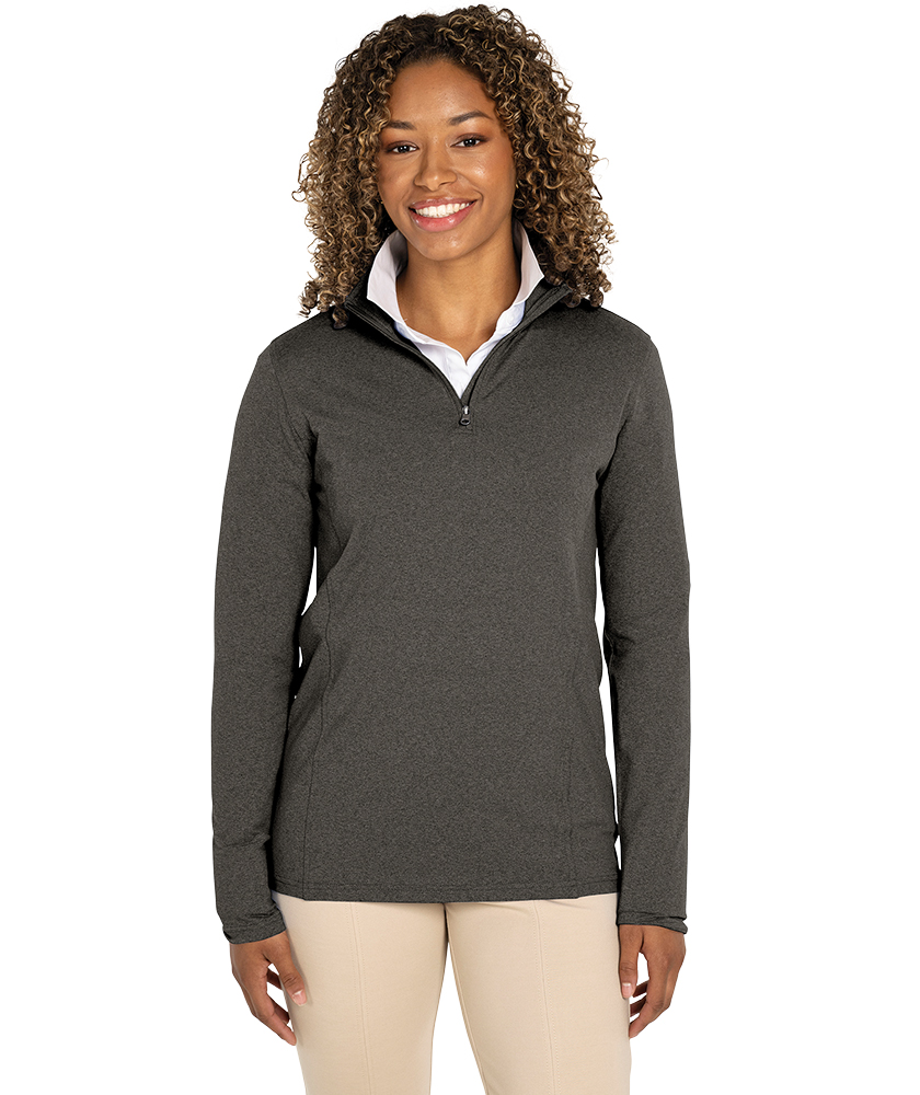 Women's Heathered Eco-Logic Stretch Quarter Zip