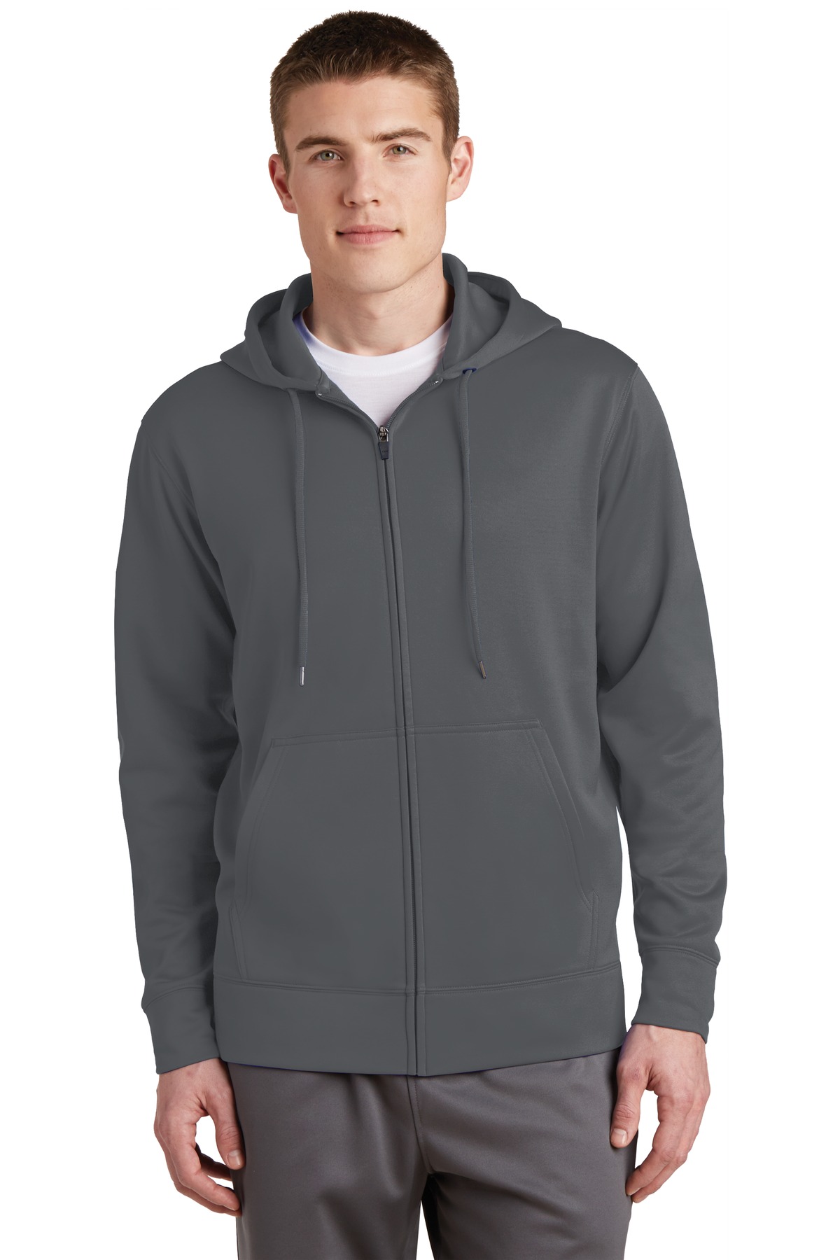 Sport-Tek Sport-Wick Fleece Full-Zip Hooded Jacket. ST238 26