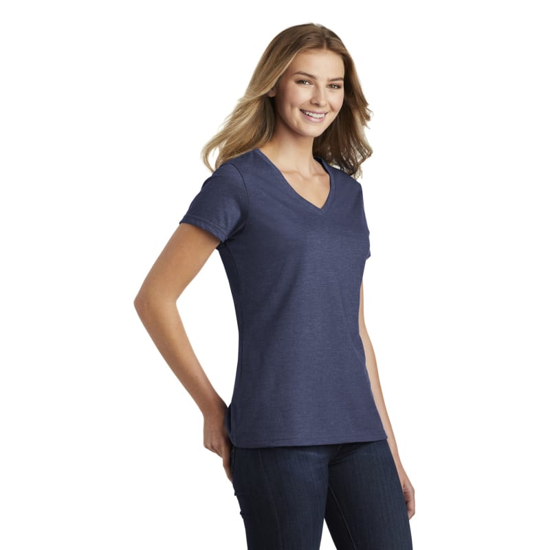 Port & Company Women's Fan Favorite Blend V-Neck Tee. 17