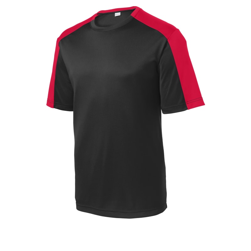 Sport-Tek PosiCharge Competitor Sleeve-Blocked Tee. 4