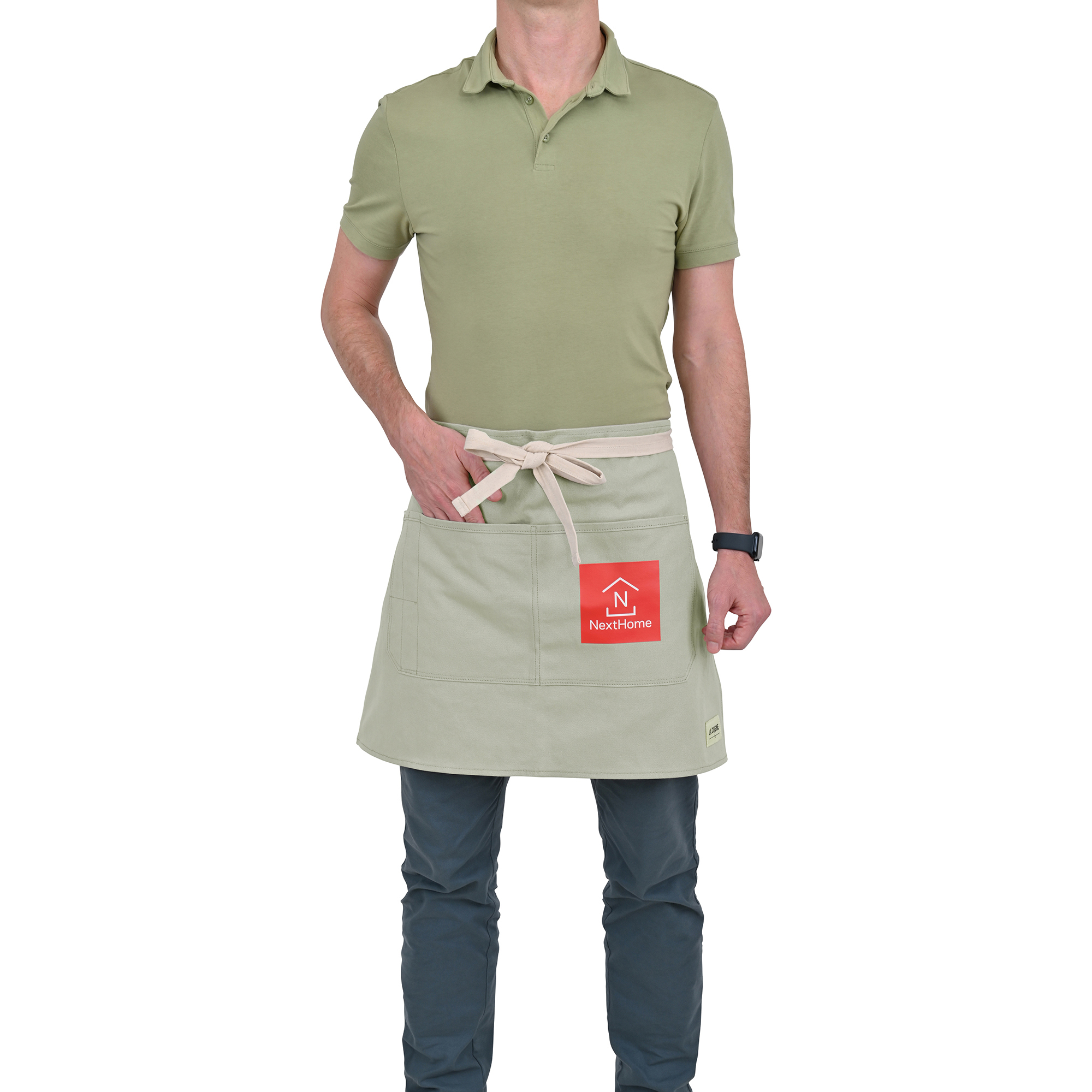 La Cuisine™ Recycled Cotton Bistro Apron - AWARE™ 11