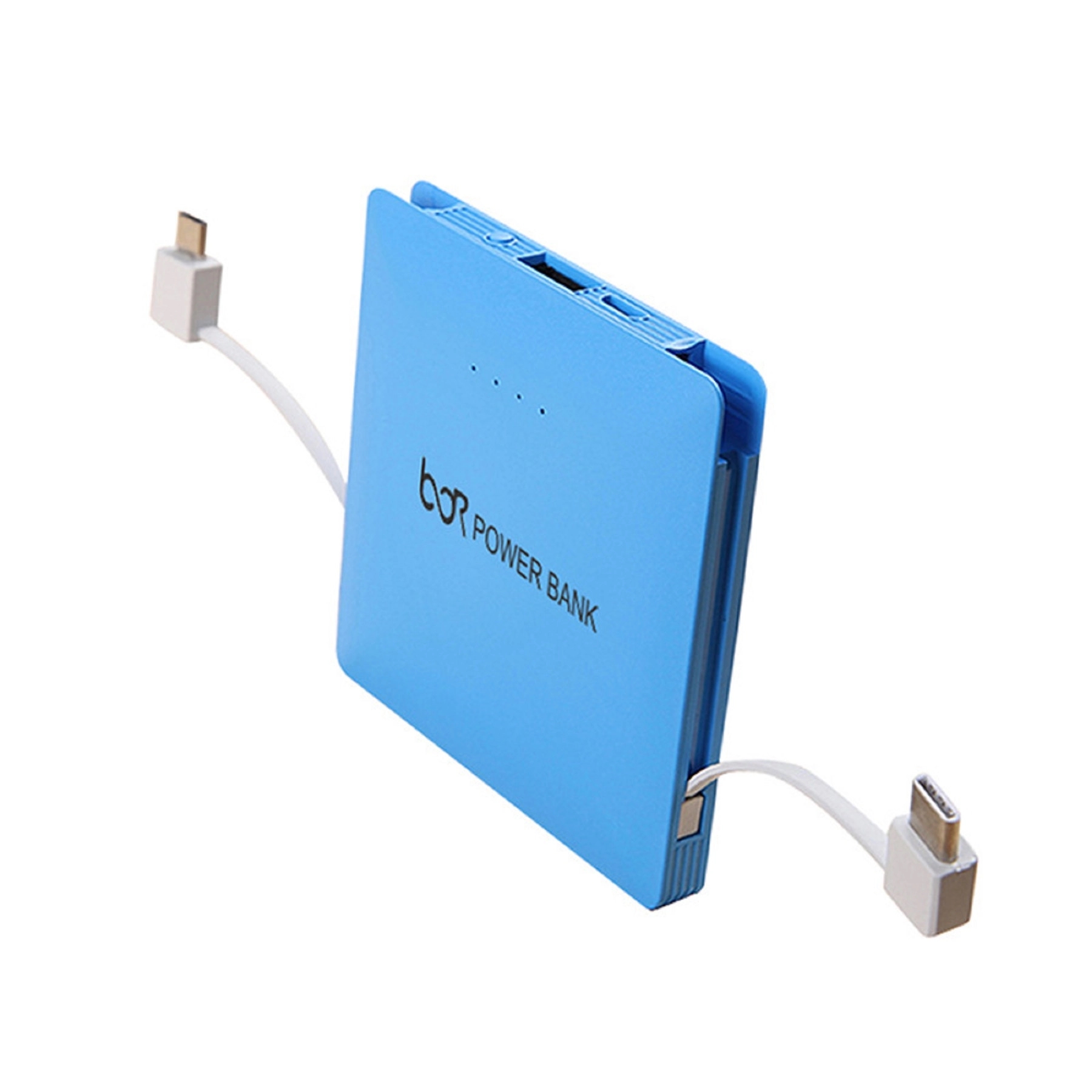 5000mA Ultrathin Power Bank with Cable 3