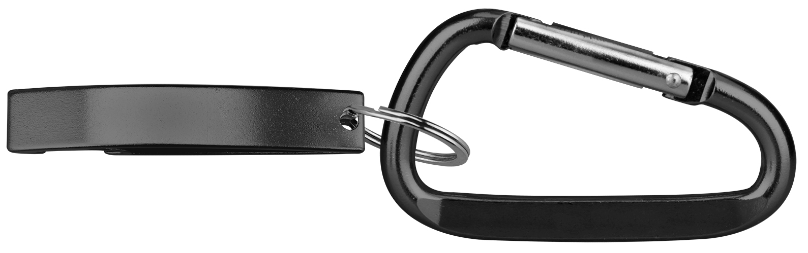 Jumbo size stylish eye shape bottle opener with split key ring & carabineer 6