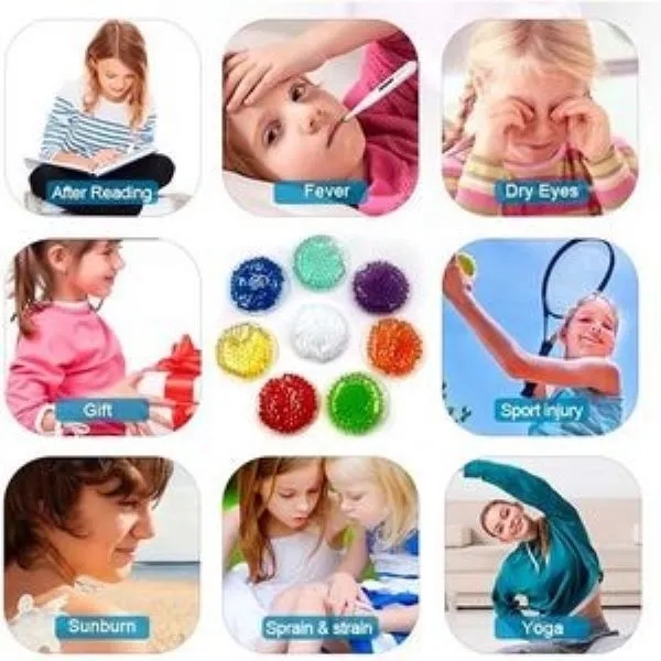 Custom Shapes Round Hot/Cold Reusable Gel Ice Packs 5