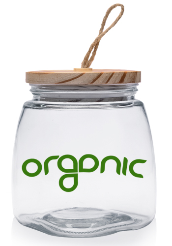 64 oz. Glass Candy Jars with Suction Wooden Lid 15