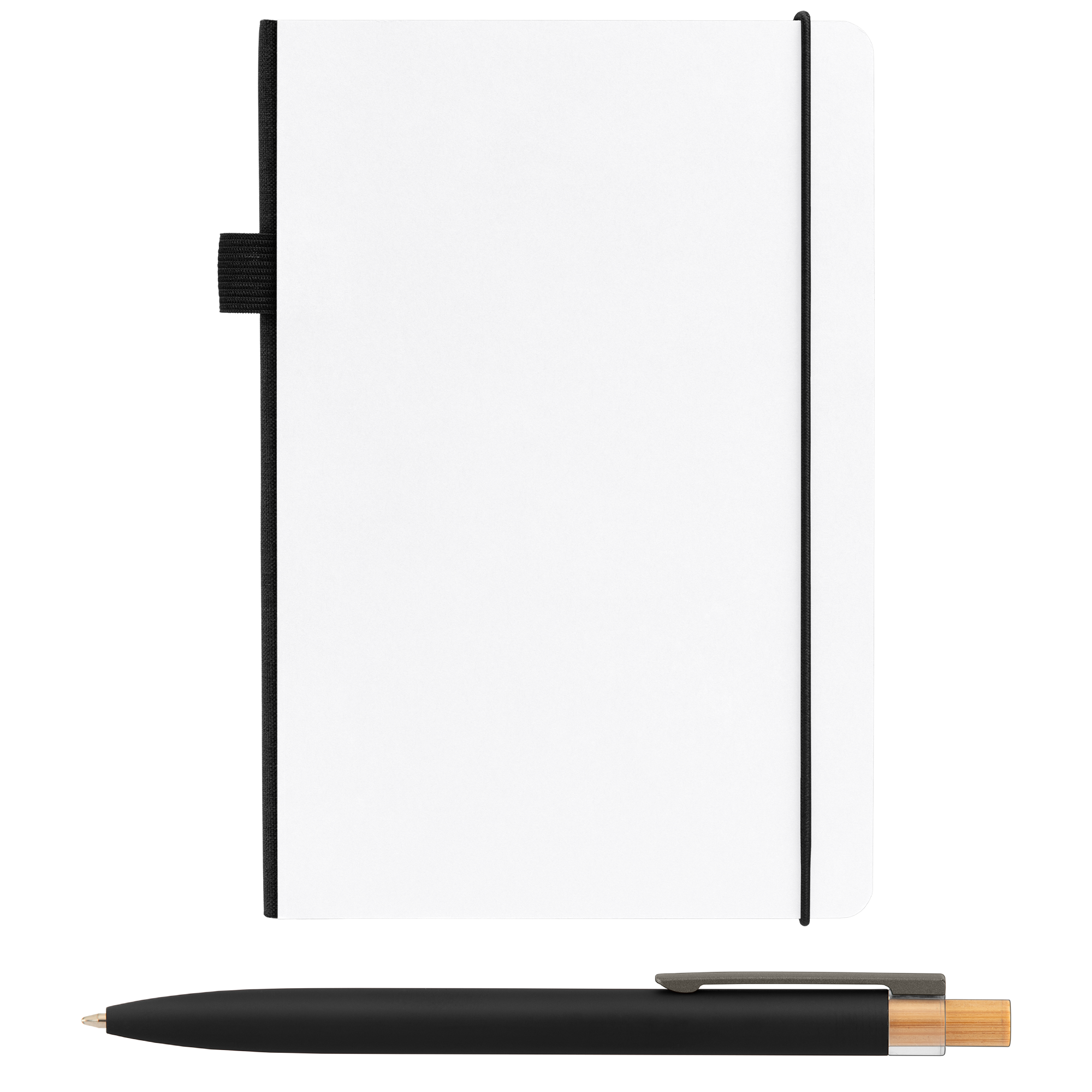 Recycled Kraft Paper Cover Journal & Pen Set - A5 5.9" x 8.3" 11