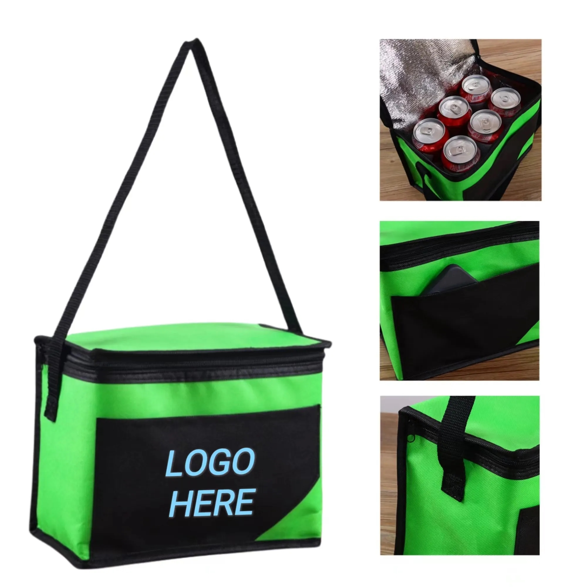 Insulated Lunch Bag Picnic Cooler Bag 8