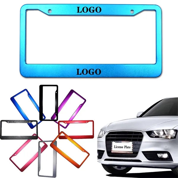 Custom Aluminum Car License Plate Frame 2