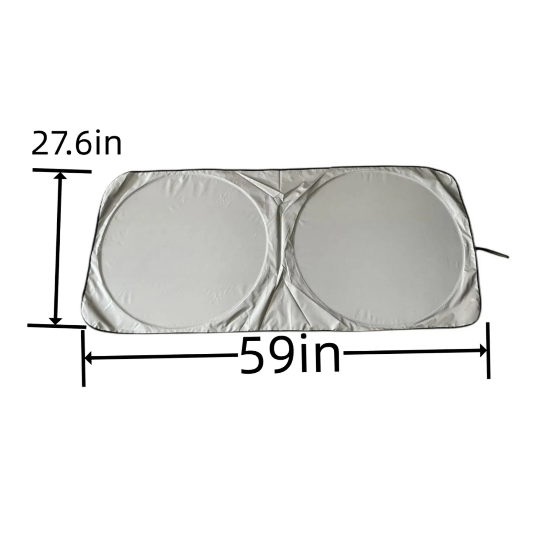 59" x 27.6" Car Windshield Sun Shade/Imprint: Full Colors 4