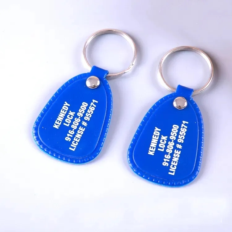 Teardrop Soft PVC Keytag 4