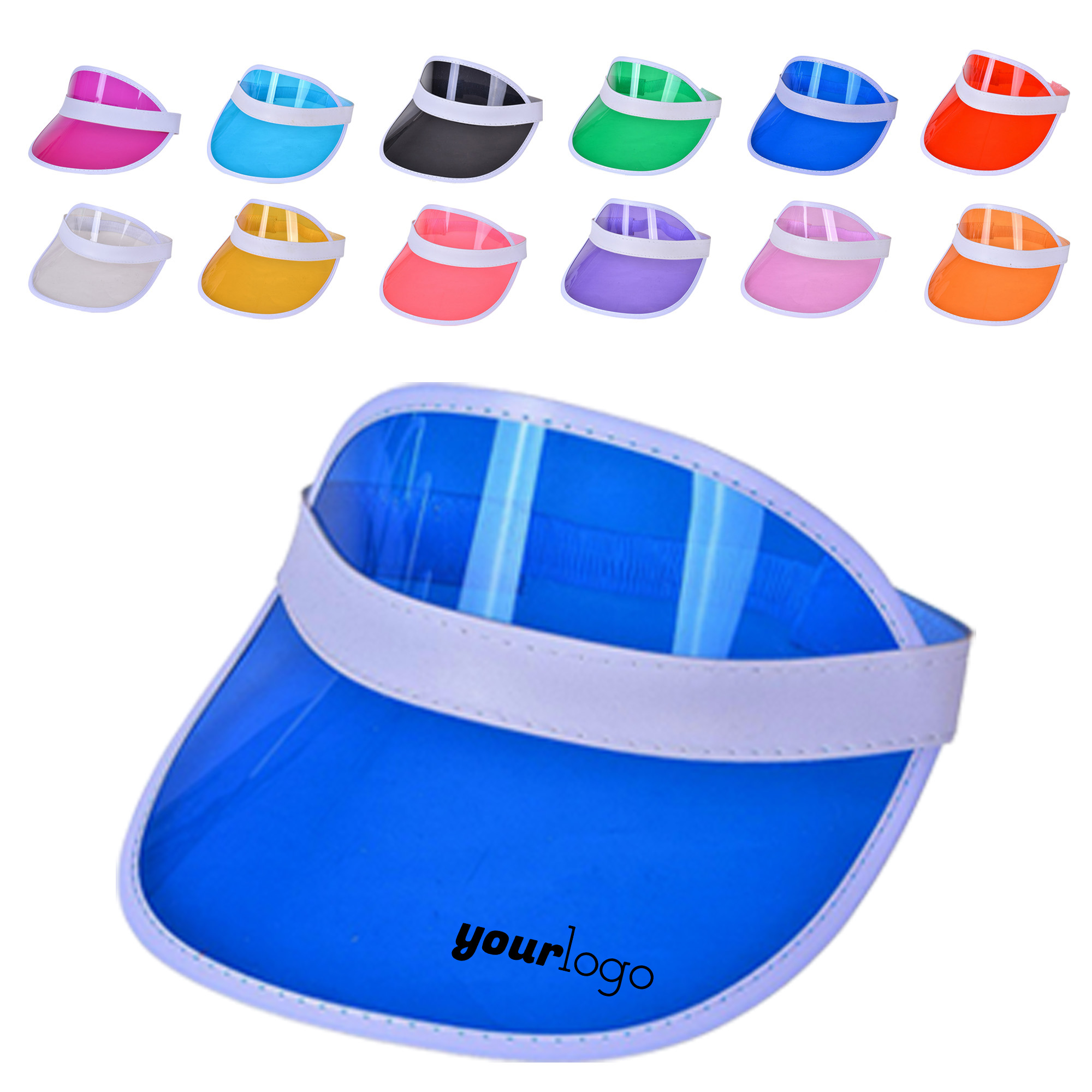 Clear PVC Outdoor Shade Visor 11
