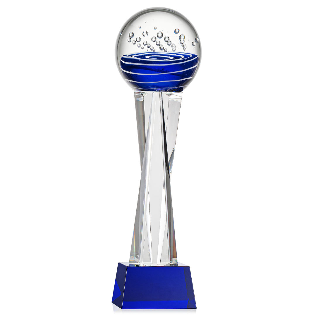 Tranquility Award on Grafton Base - Blue 7
