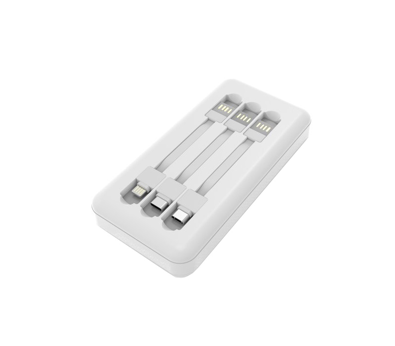 Power Bank with 3 Built-in Cables - 10000 mAh 6