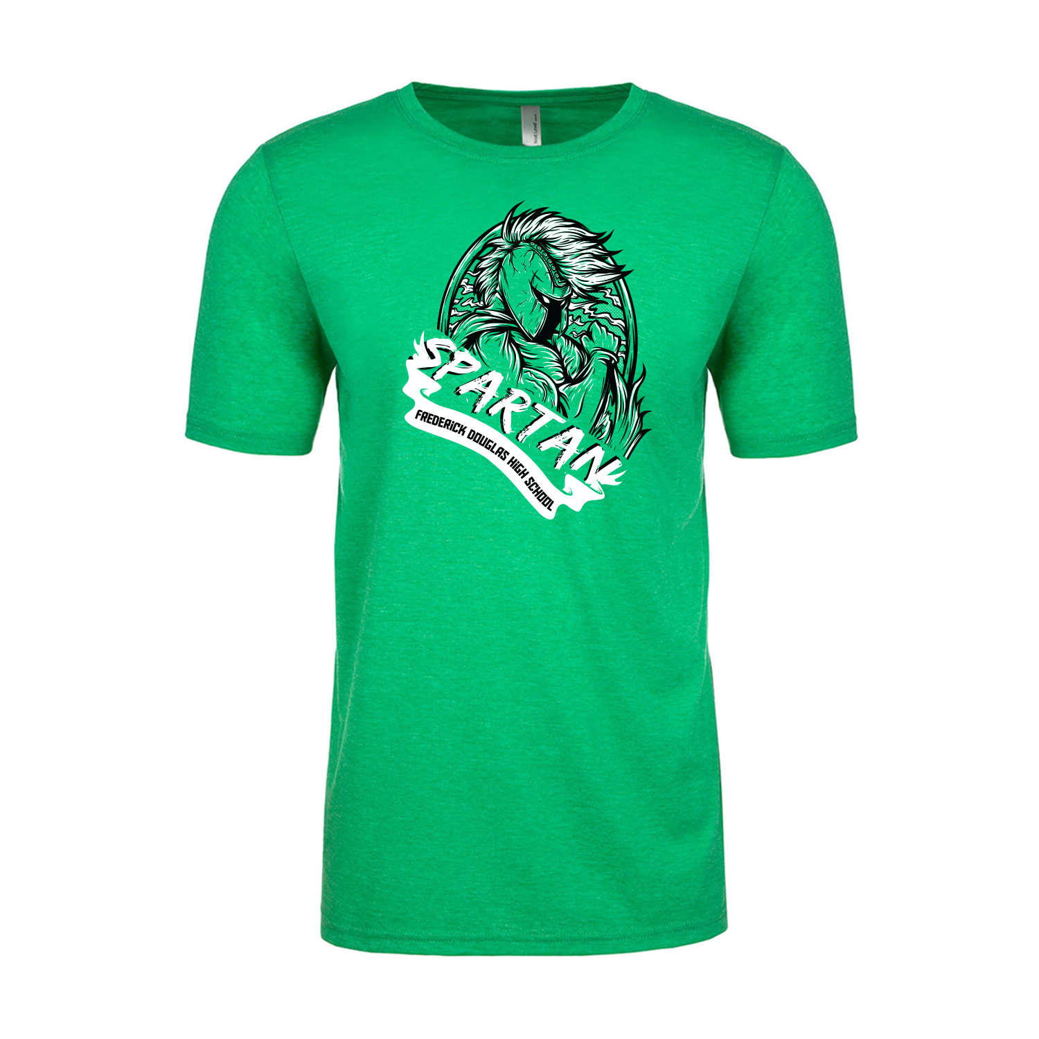 Next Level™ 3.7 oz. Poly/Cotton Blend T-Shirt (2 Color Imprint) 6