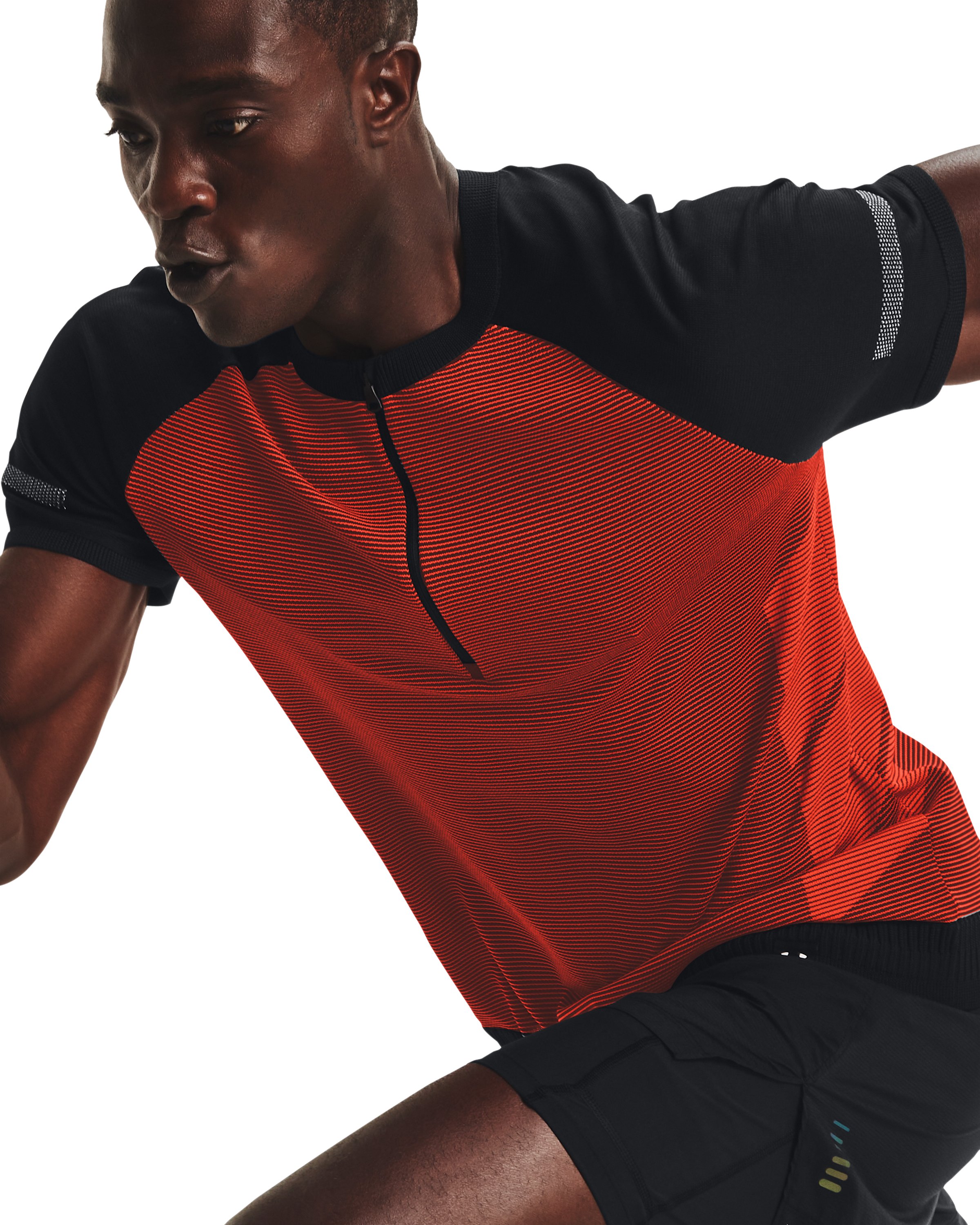 UA IntelliKnit Men's Zip Short Sleeve 4