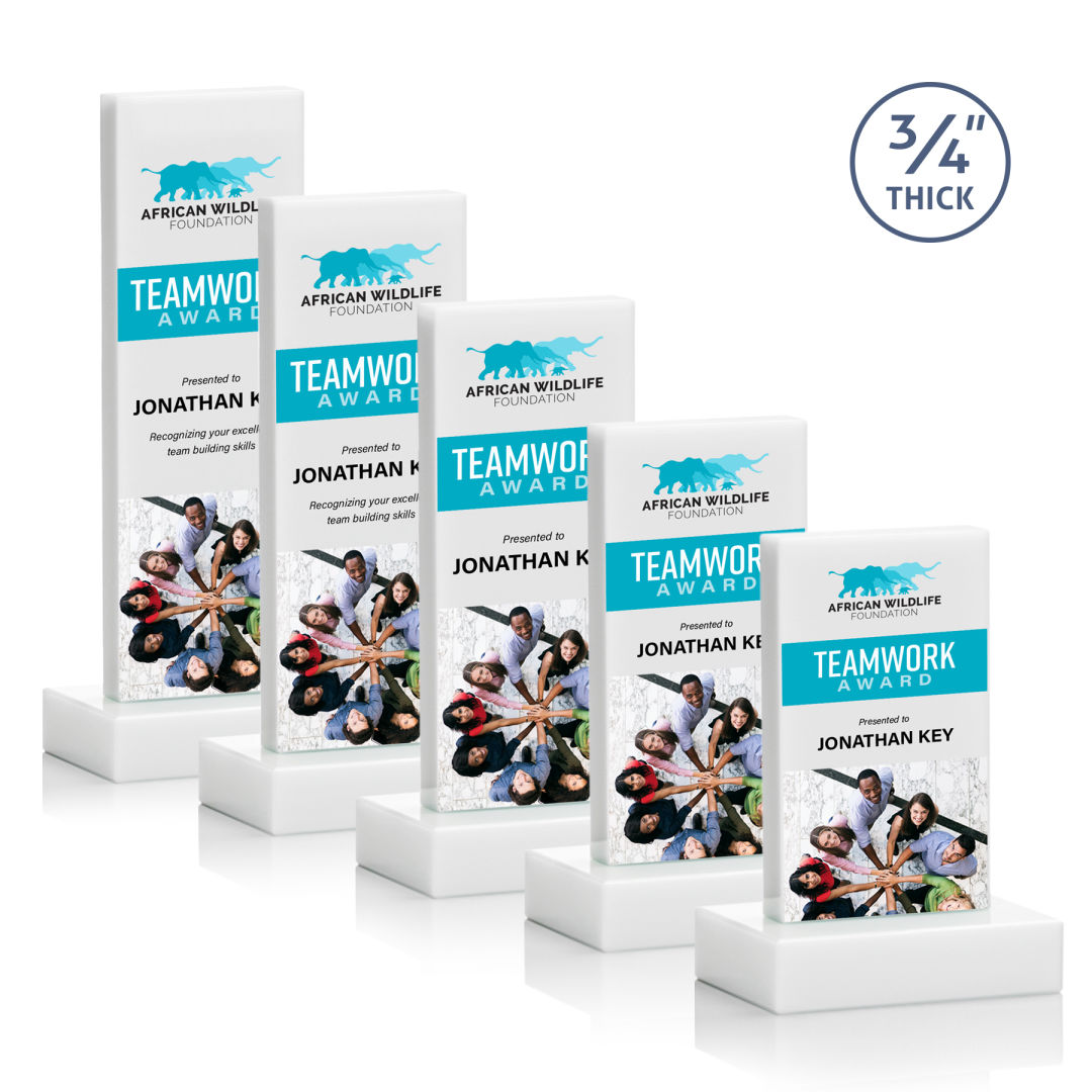 Hathaway VividPrint™ Award - White 10