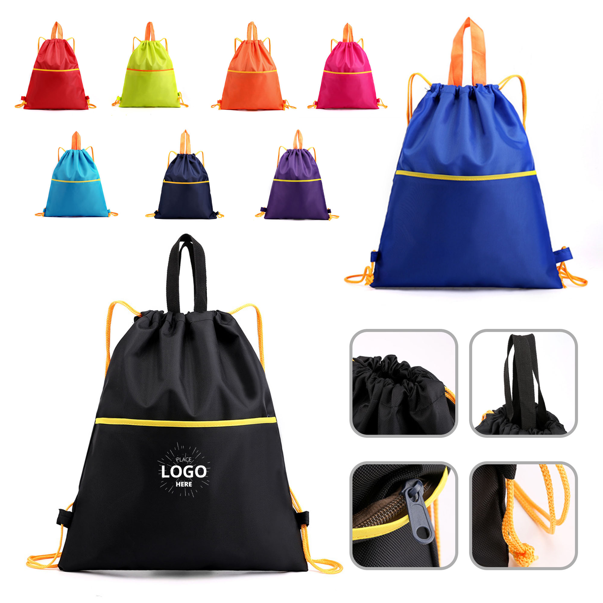 Durable Oxford Drawstring Bag 2